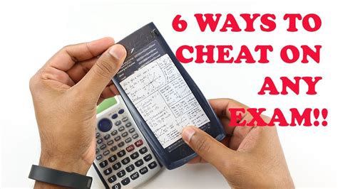 4 Ways to Cheat On a Test 